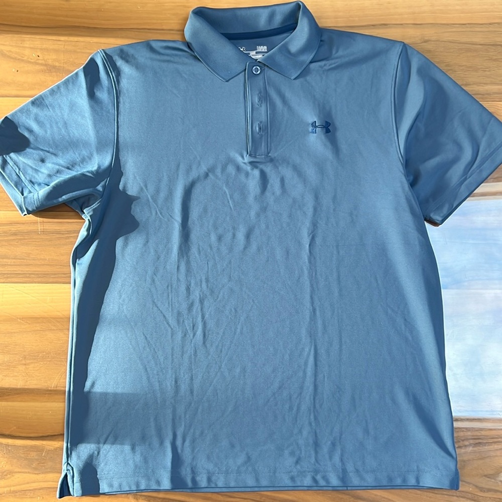 Under Armour Loose Heatgear Polo size large